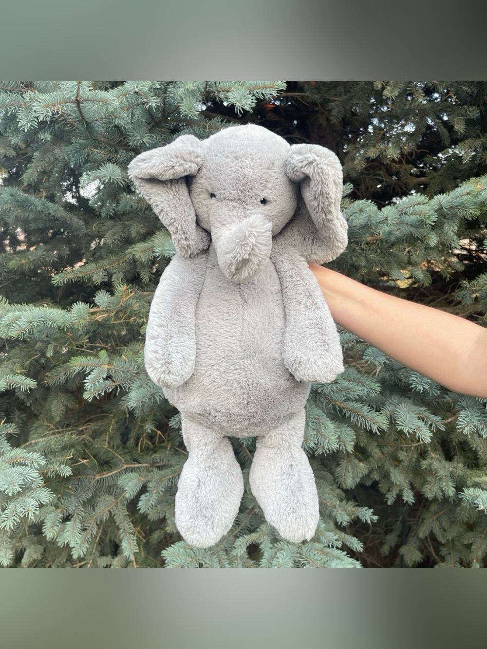 Jellycat Bashful Luxe Elephant NO TAGS